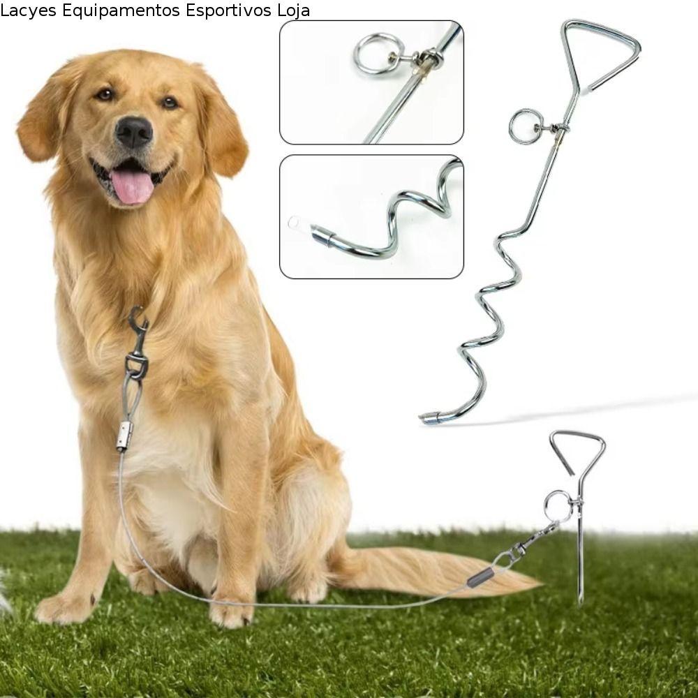 Estaca Para Cães LACYES , Âncora Reforçada À Prova De Ferrugem , Anti-Fuga Resistente 360 ° Giratória