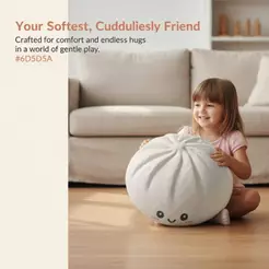 [springevenwell] 25cm Bonito Macio Bolinho Squeeze Brinquedo Oversize Sensorial Para Alívio Do Estresse Crianças Festa G