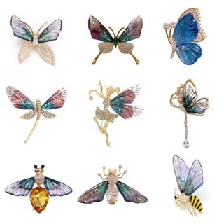 15 broches de abelha borboleta acessórios de roupas Premium-alfinetes para ocasiões de férias | Presente feminino