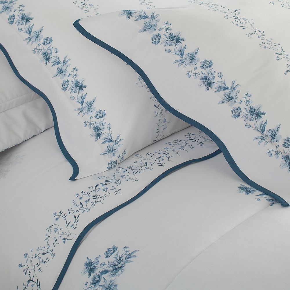 Jogo de Cama Solteiro Gran Percalle 200 Fios Buddemeyer Sintra 100% Algodão Estampado 3 peças — imagem 2 de 2
