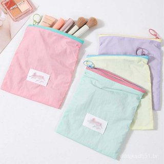Mini bolsa quadrada colorida para armazenamento, usada para guardar chaves e moedas.