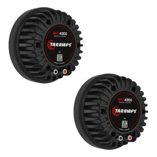 2 Driver De Compressão Taramps Sfd4300 8 Ohms 150w Fenólico
