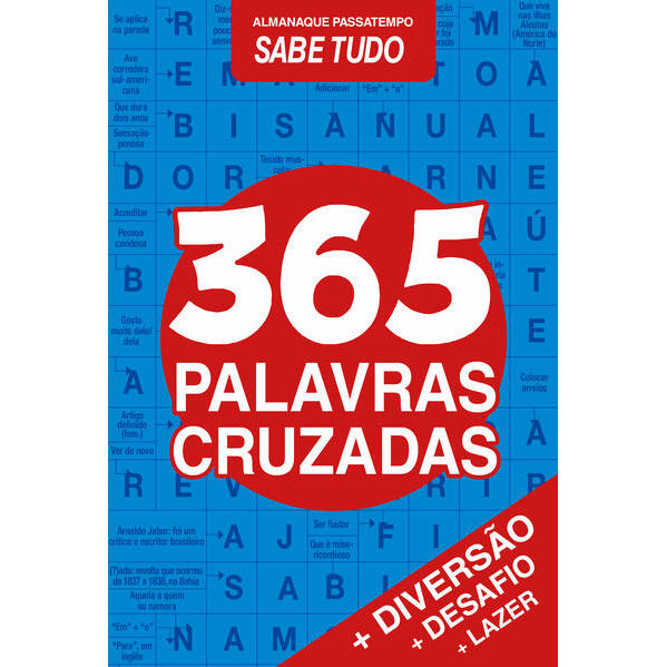 Almanaque Passatempo Sabe-Tudo 365 Palavras Cruzadas