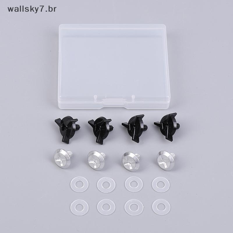 Conjunto De Parafusos De Viseira De Alumínio WALLS 8 Unidades Para Acessórios De Capacete De Motocross Off Road