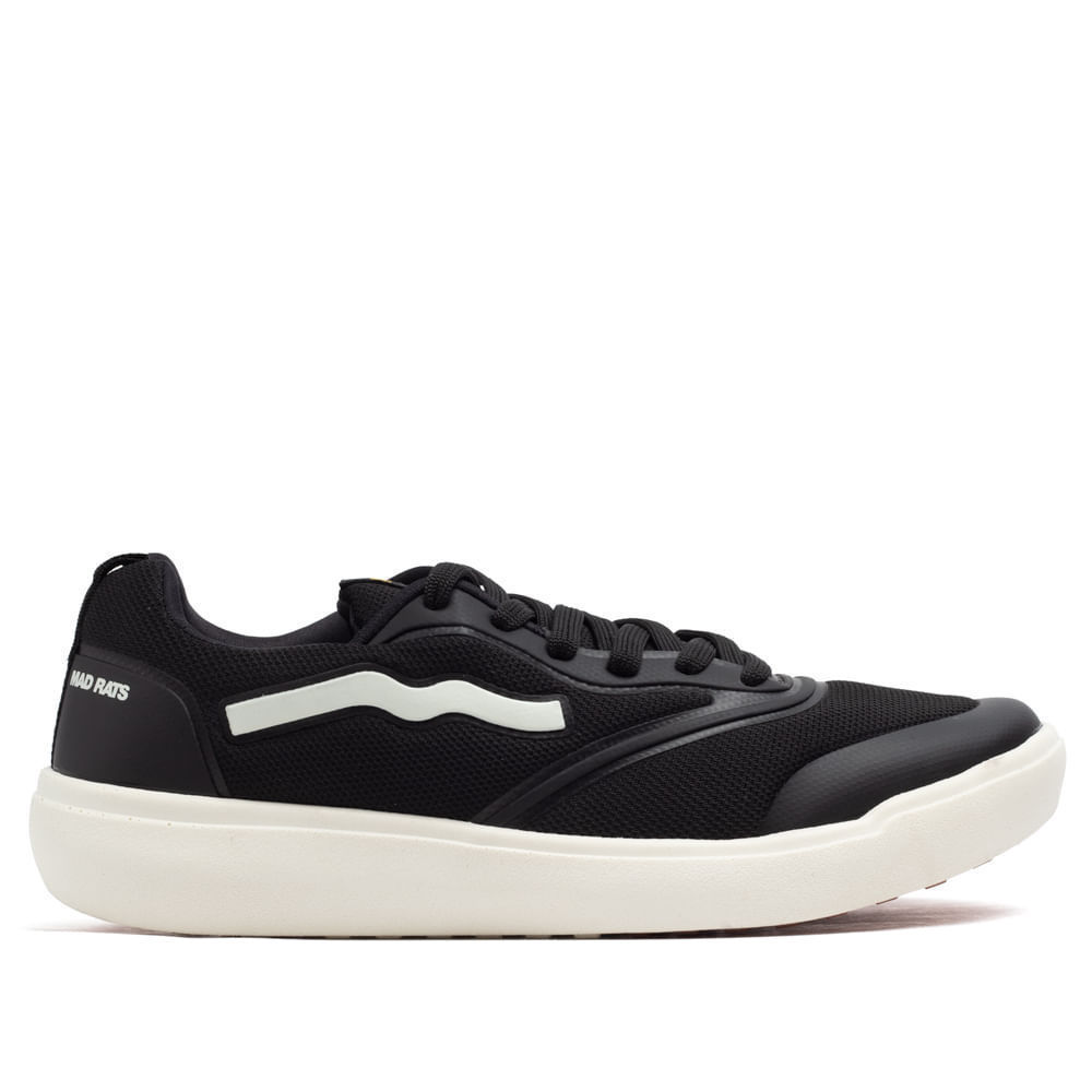 Tênis Unissex Mad Rats Confort Preto/branco