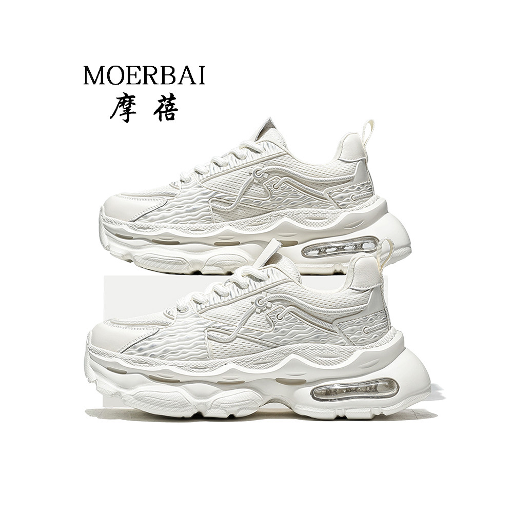 Mobe sapatos masculinos 2026 primavera novos sapatos respiráveis esportes masculinos sapatos casuais sola macia aumentan