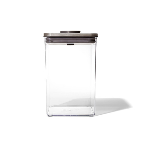 Pote Hermético Quadrado Steel Pop 4,2 Litros OXO