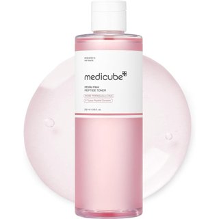 medicubePDRNTonerRosePDRNPeptideToner | Leve e Aquoso para Revitalizar, Hidratar e Acalmar, Tom Irregular | com Rosa, Pe