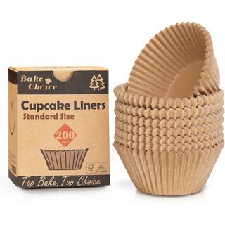 Bake Choice 200 unidades de Forminhas Padrão para Cupcakes e Muffins