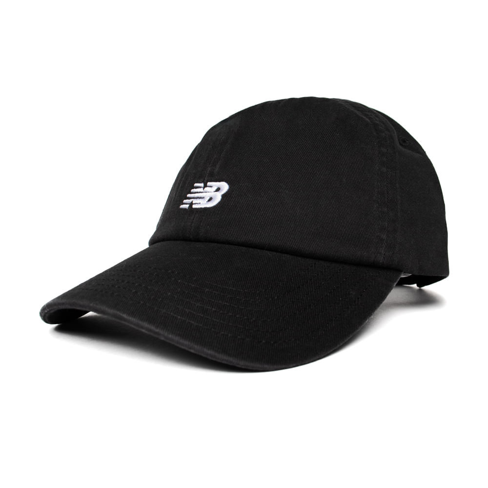 Boné Masculino New Balance 6 Panel Clássico Esportivo Preto