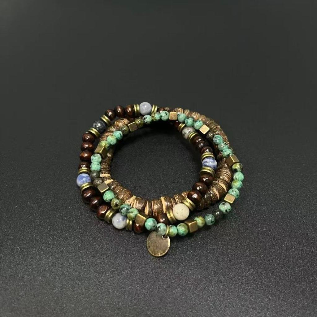 2026 Pulseira Vintage Novo Estilo [verde u] 22 [Três Itens no Total]20260826