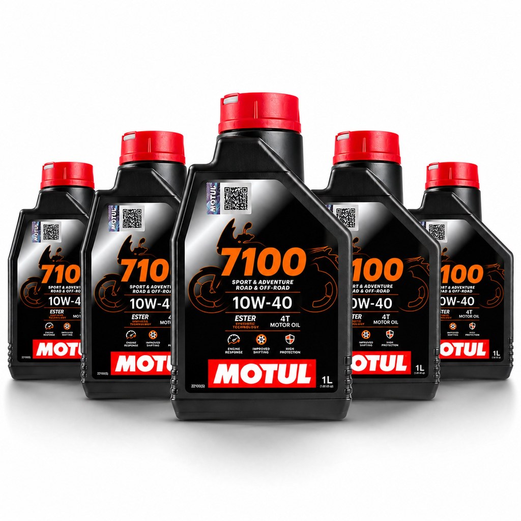 Óleo Motul 7100 10w-40 Para Moto/quadriciclo Kit C/ 5 Litros