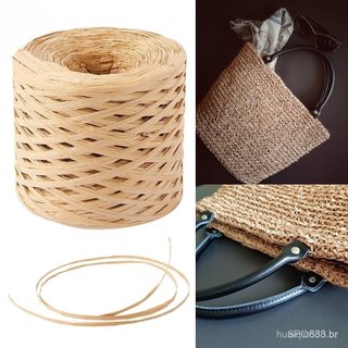 200M/Rolo Fita De Papel De Ráfia DIY Cordão Artesanato Corda Scrapbook Ferramenta Shopbc9944