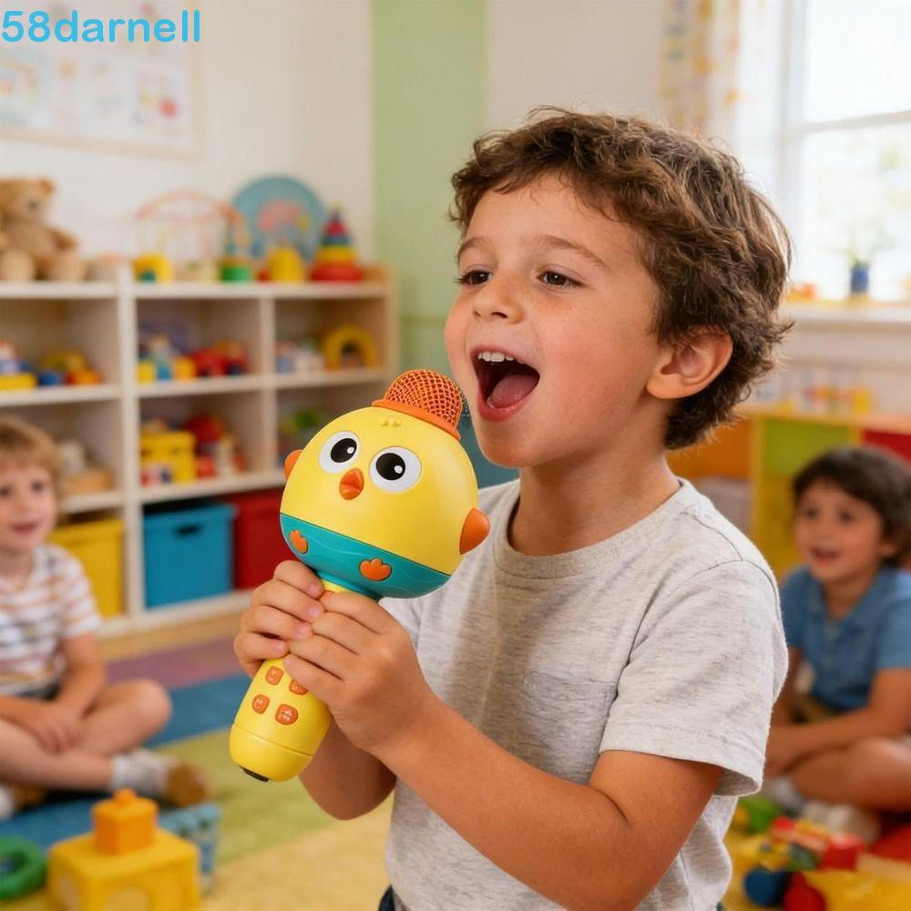 Microfone Sem Fio Infantil DARNELL , Portátil Bluetooth Para Crianças Com Alto-Falante , Recarregável