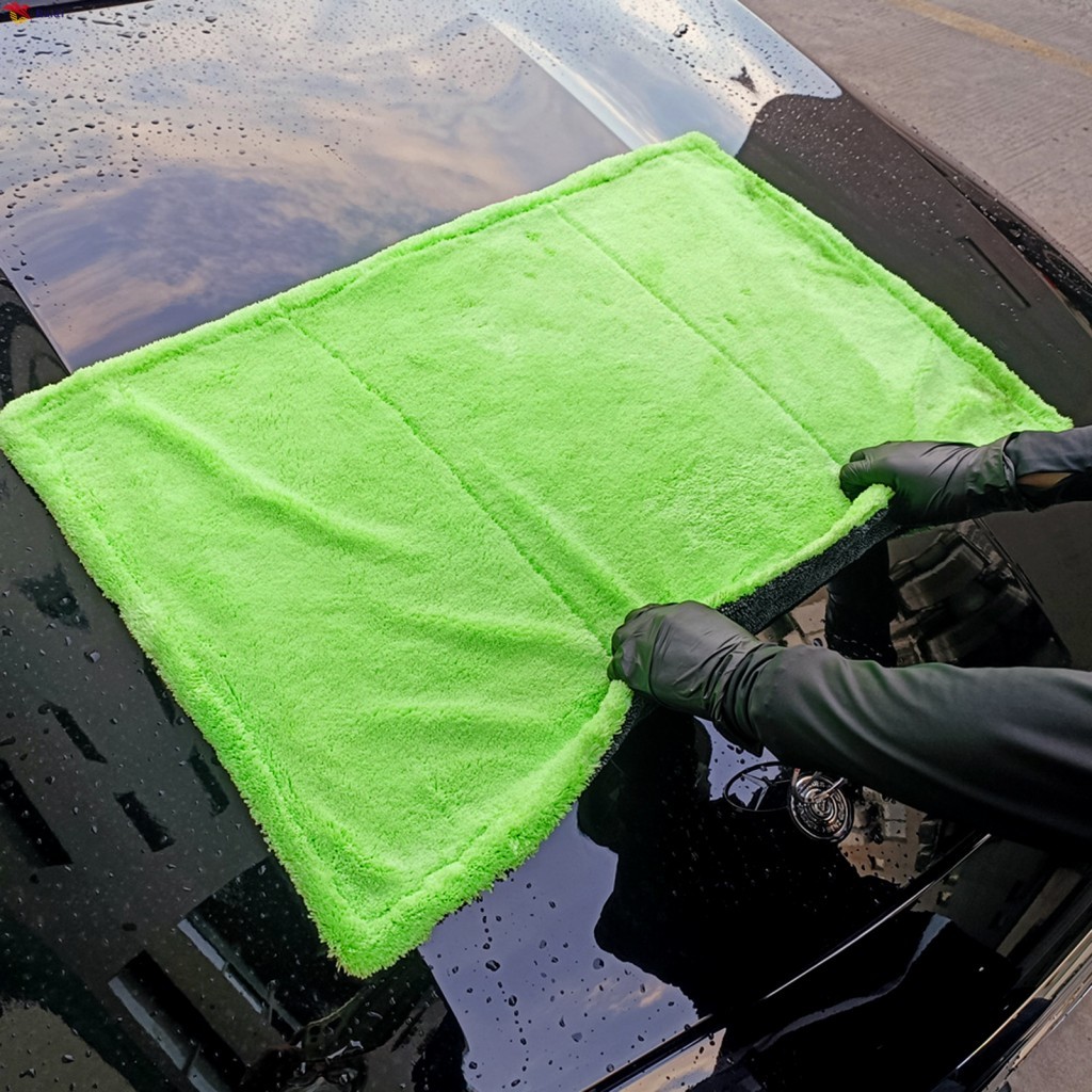 Toalhas De Carro De Microfibra-Espessadas Sem Costura Para Detalhamento Automático E Limpeza Doméstica