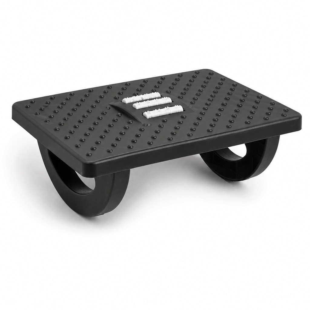 Apoio Pés Ergonômico Descanso Escritório Home Office Suporte Conforto Postura Escrivaninha