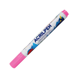 Caneta para tecido Acrilpen Rosa 537 Acrilex