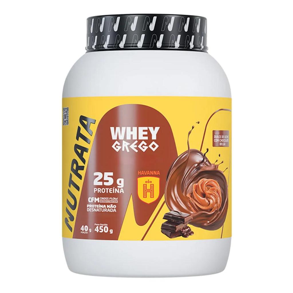 Whey Havanna Grego Doce de Leite com Chocolate Belga 450g