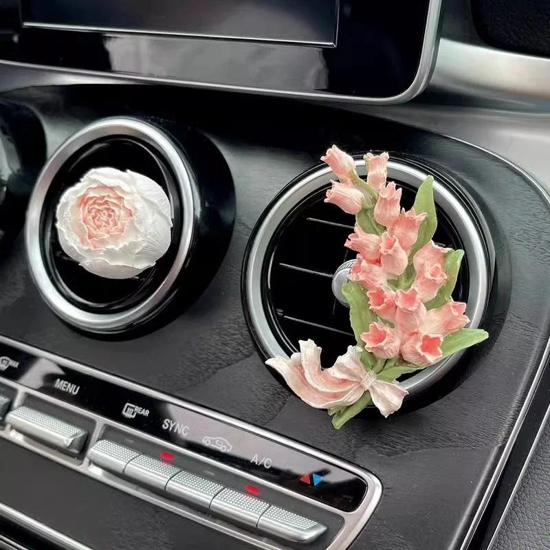 Decoração De Carro Feminina Saída Ar Condicionado Perfume Difusor De Aroma Estilo Deusa De Gesso Interiores Peças Automo