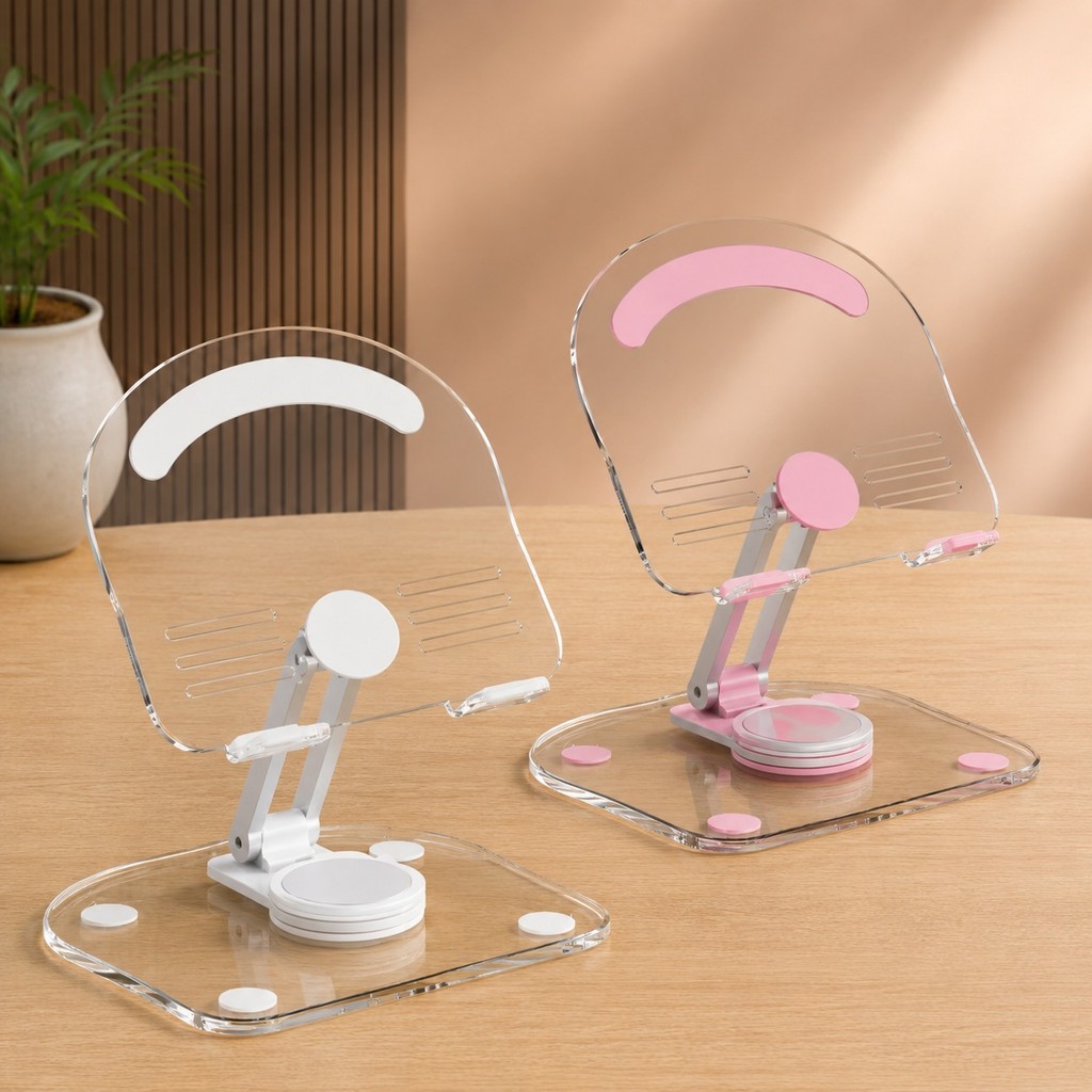 Suporte Acrílico De Mesa Para Tablet Celular 360° B-Max BMG-46