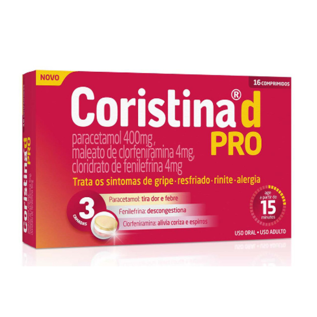 Coristina D Pro 16 Comprimidos