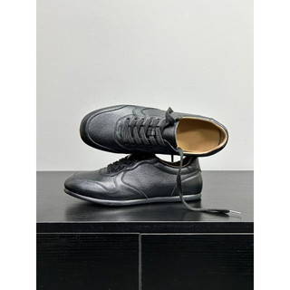 [Baba Xiansen] Sapatos masculinos retrô de treinamento alemão, couro genuíno, respirável, sapatos casuais de couro, sola