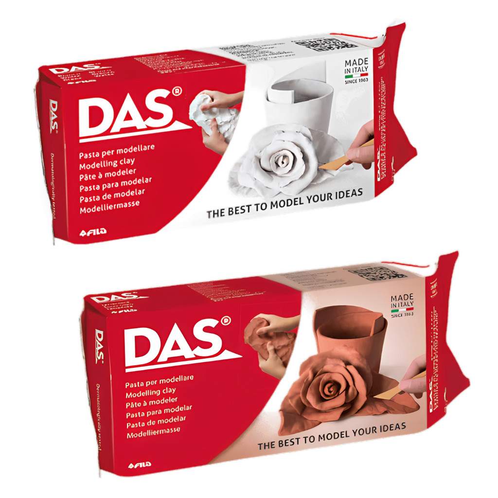 Massa Ceramica Fria de Modelar 500g -DAS