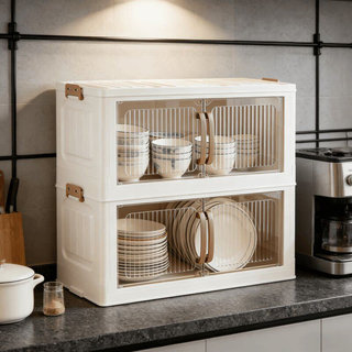 Prato de cozinha rack talheres caixa de armazenamento doméstico dobrável prato armário talheres armazenamento pratos tem