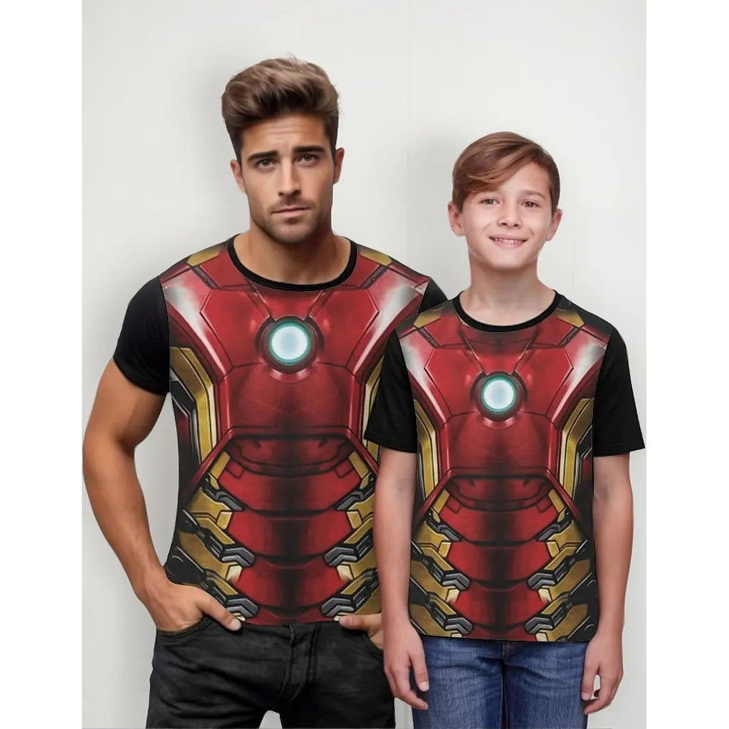 Camisa, Camiseta Homem De Ferro Iron Man Vingadores Stark