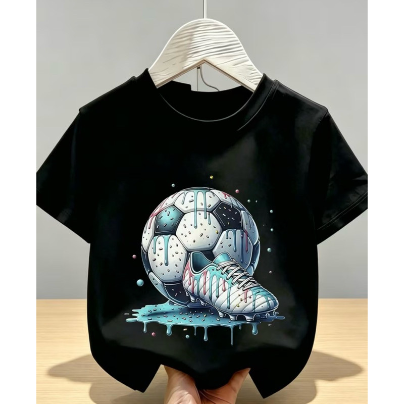 Camisa Camiseta Infantil FUTEBOL ️ Estilosa Confortável Gola Redonda 100% Algodão 1 a 16