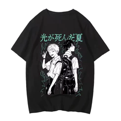 [Camiseta Premium em Algodão Puro]AYA Camiseta hikaru morreu Blusa harajuku moda rua camiseta 100% algodão anime