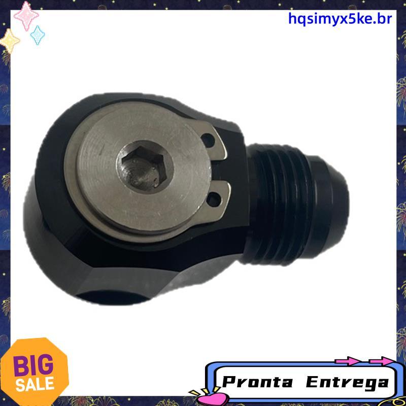 Para Motocicletas E Automóveis 10AN Turbo Acessórios De Mangueira De Freio Adaptador Parafuso Preto Anel Olho De Peixe M