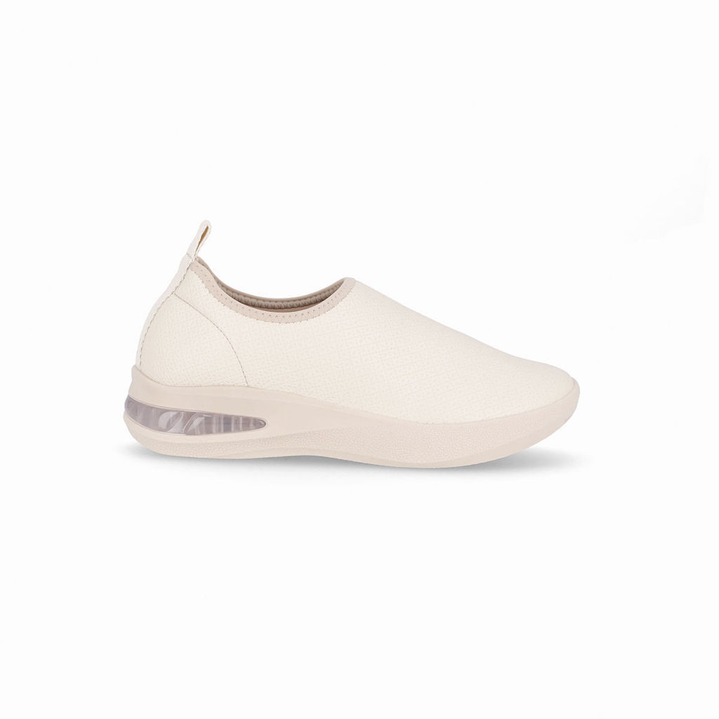 Tênis SoftStep Salto Médio Off White