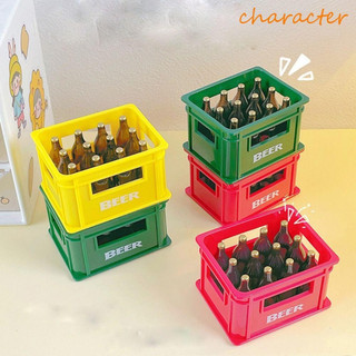 Abridor de garrafas em formato de caixa de cerveja, abridor de garrafas de plástico portátil, modelo criativo D7YE