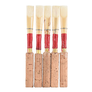 lightdot.br Genérico 5 PCS Palhetas Oboé Bb Clarinete com Estojo Plástico Tradicional para Iniciante e Jogador