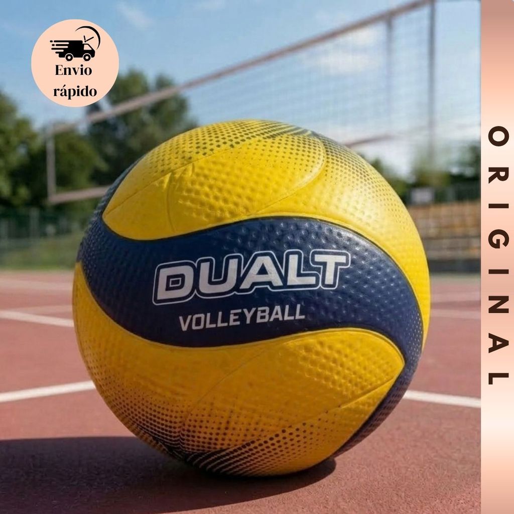 Bola de Volei Profissional Dualt SoftMax Microfibra Para Quadra Areia Volleyball Premium