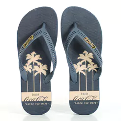 Chinelo Coca Cola Tong Enjoy Azul Marinho - Masculino