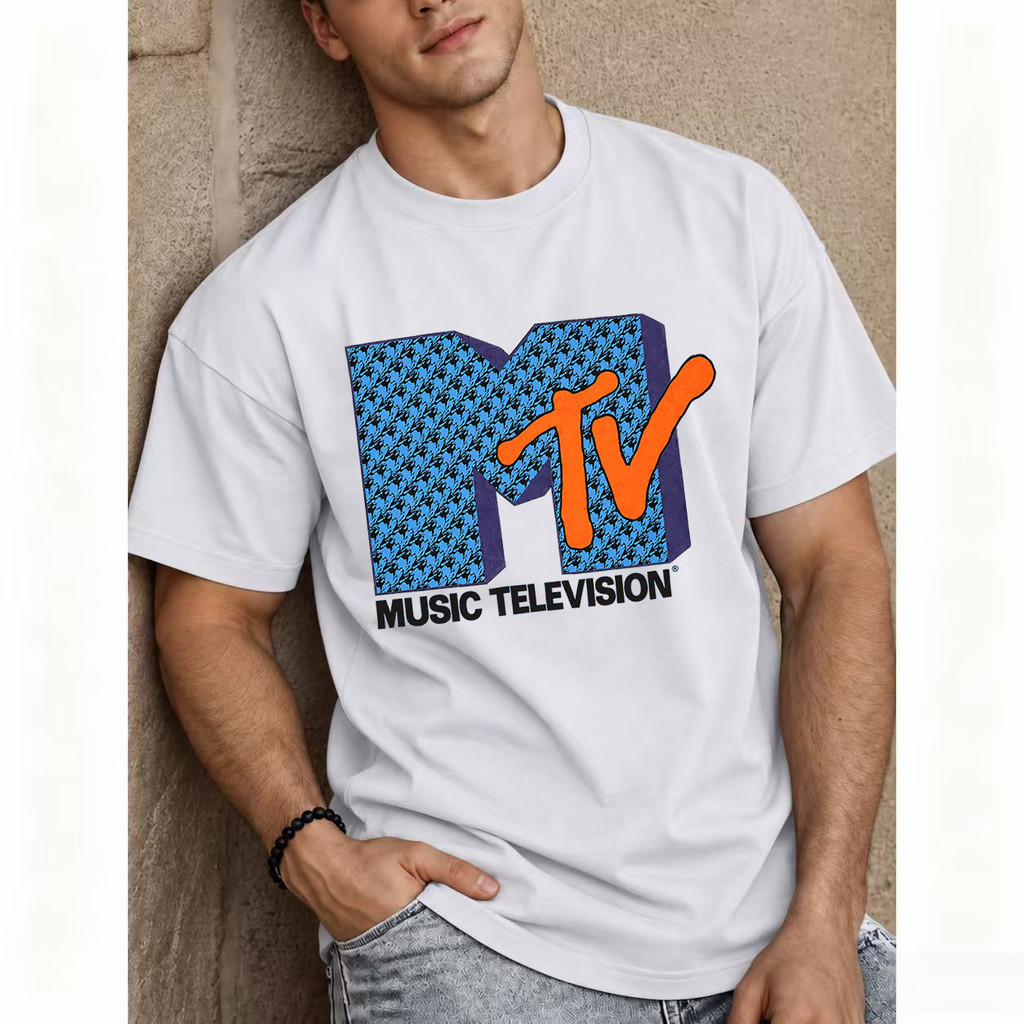 [Camiseta Premium em Algodão Puro] TITO MTV Clássico Música dos Anos 90 Retrô Vintage Masculina Estampa Manga Curta P-G3