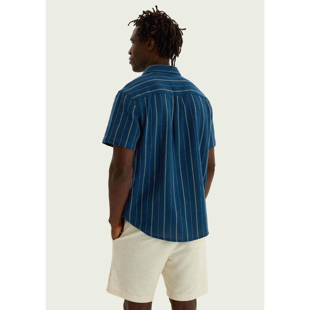 Camisa Masculina Manga Curta Comfort Listrada — imagem 2 de 2