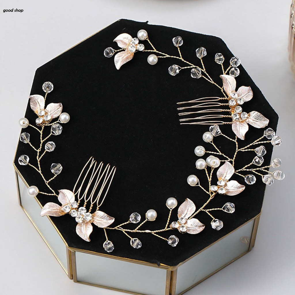 Presilha de cabelo com strass Noiva, presilha de cabelo brilhante, fixação segura, dourada, acessório de cabelo feminino