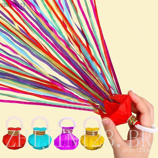    10 Peças de Confete Colorido Fogos de Artifício para Brincar com Serpentinas Biscoitos de Papel Fitas Mágicas Festa d