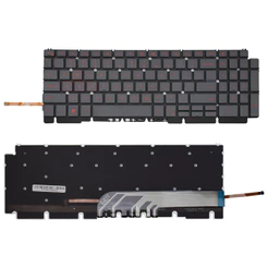 Teclado para Notebook compatível com Dell G15 A0506-A10P Inglês Internacional - US