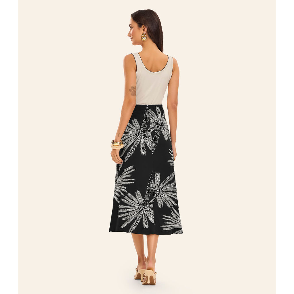 Regata Feminina Ribana de Viscose Rovitex Bege — imagem 2 de 2