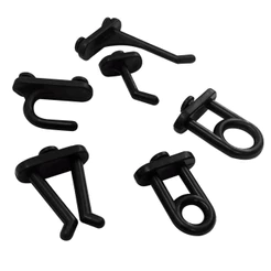 Kit com 24 ganchos plásticos mistos para painel porta ferramentas - Presto