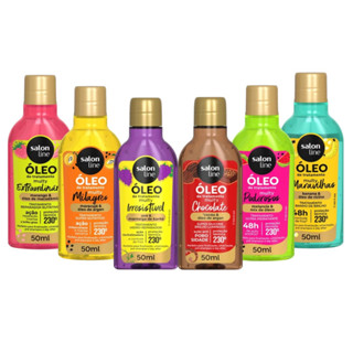 Kit Completo de Óleos Reparadores Seleção Especial de Frutas e Chocolate Multy Salon Line em Oferta na Shopee