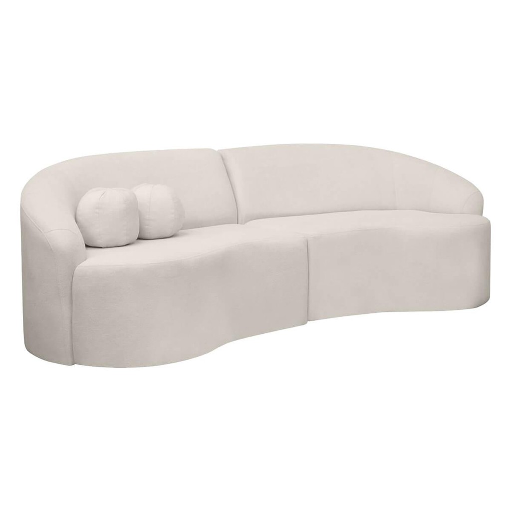 Sofá Orgânico Palermo 4 Lugares 210cm Bouclê - SOFA STORE