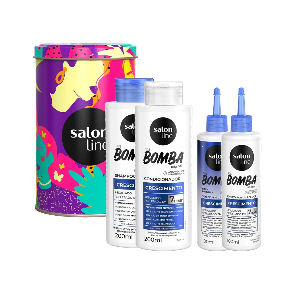 Kit Presenteável Crescimento Acelerado com SOS Bomba em Oferta na Shopee
