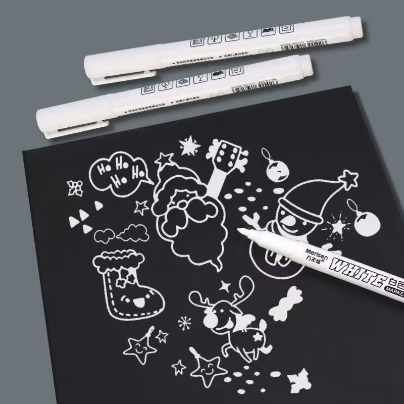 Caneta Branca Pinta Pneu Permanente Marcadora A Prova D'água Retoque Lataria Tenis Reparos 2.0mm