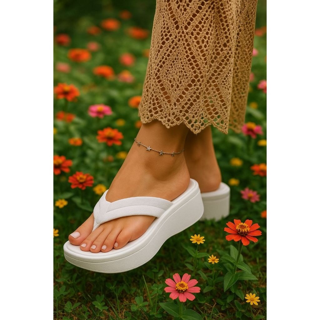 Sandália Feminina Delta Conforto e Estilo Elegante e Casual Plataforma