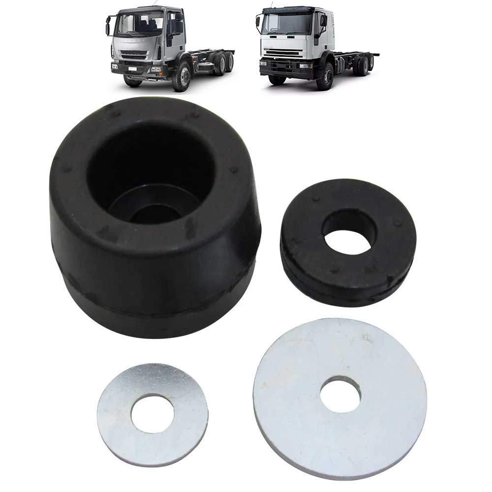 KIT BATENTE TRAVESSA AMORTECEDOR CABINE TRASEIRO EUROCARGO/CAVALLINO/TECTOR 42073324